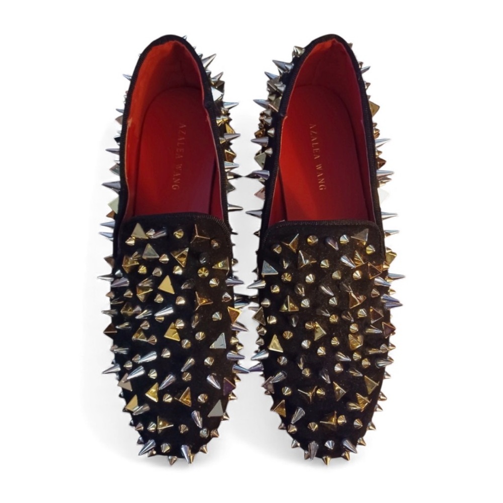 Studded Black Loafers - Picture 8 of 15